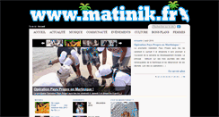 Desktop Screenshot of matinik.fr