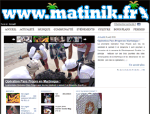 Tablet Screenshot of matinik.fr